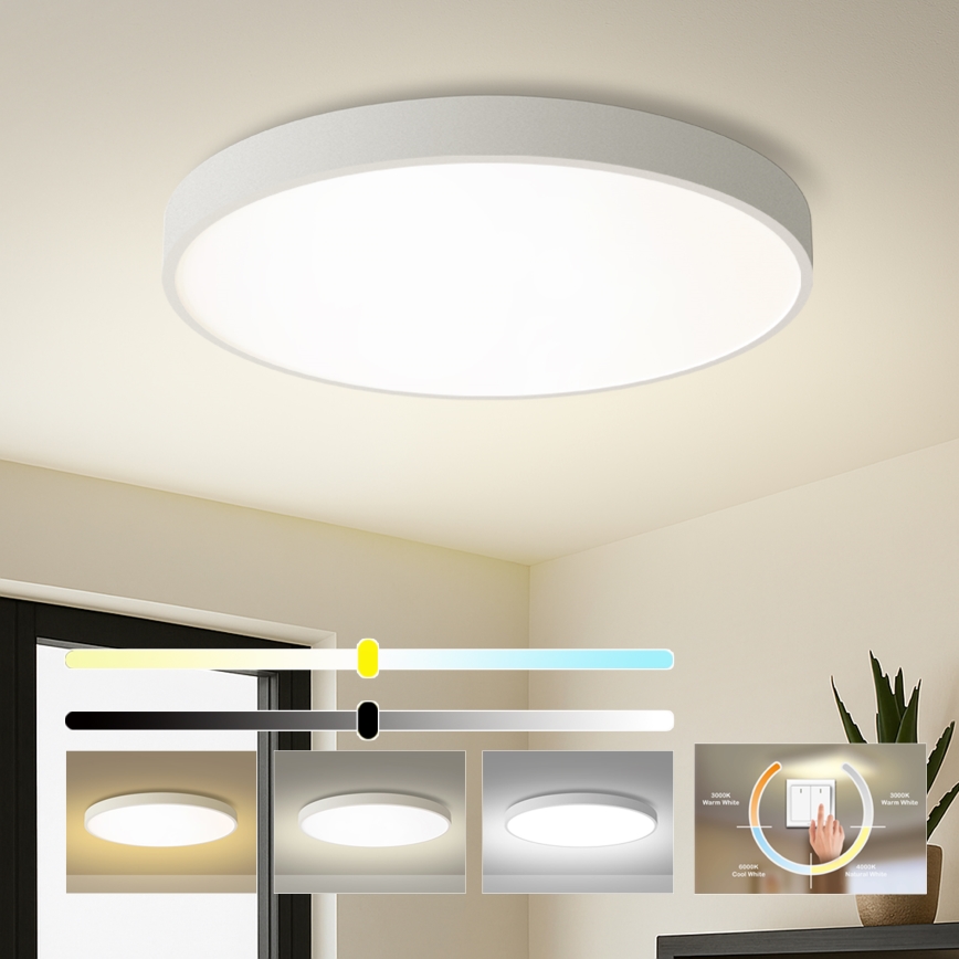 Brilagi - LED griestu gaismeklis POOL LED/100W/230V 3000/4500/6000K Ø 80 cm balts