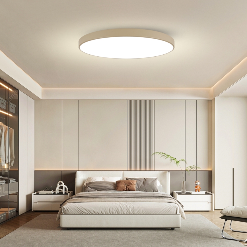 Brilagi - LED griestu lampa POOL LED/180W/230V 3000/4000/6000K Ø 120 cm bēša