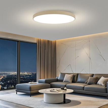 Brilagi - LED griestu lampa POOL LED/180W/230V 3000/4000/6000K Ø 120 cm bēša