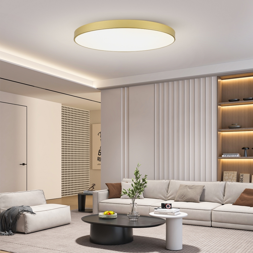 Brilagi - LED griestu lampa POOL LED/180W/230V 3000/4000/6000K diam. 120 cm zelta