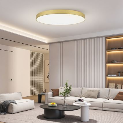 Brilagi - LED griestu lampa POOL LED/180W/230V 3000/4500/6000K diam. 120 cm zelta