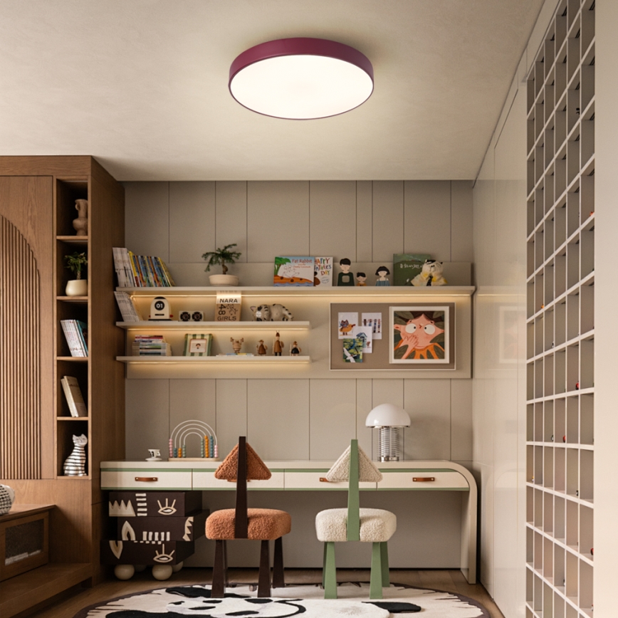 Brilagi - LED griestu gaismeklis POOL LED/36W/230V 3000/4000/6000K Ø 30 cm bordo