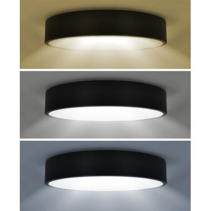 Brilagi - LED griestu gaismeklis POOL LED/36W/230V 3000/4000/6000K Ø 30 cm melns