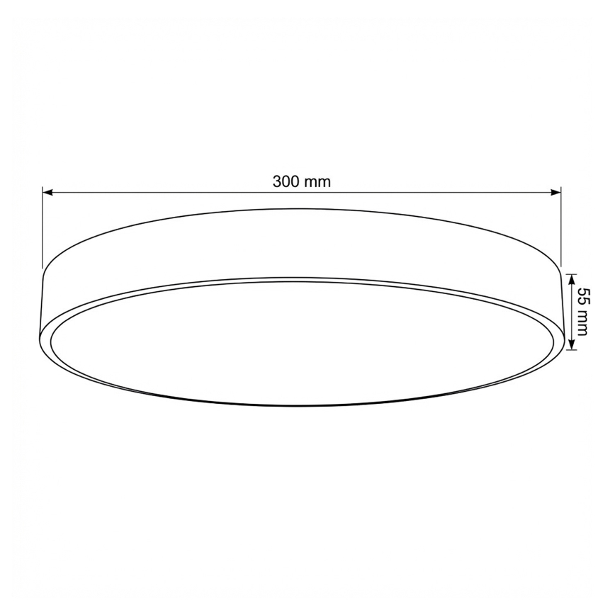 Brilagi - LED griestu gaismeklis POOL LED/36W/230V 3000/4000/6000K Ø 30 cm bēšs