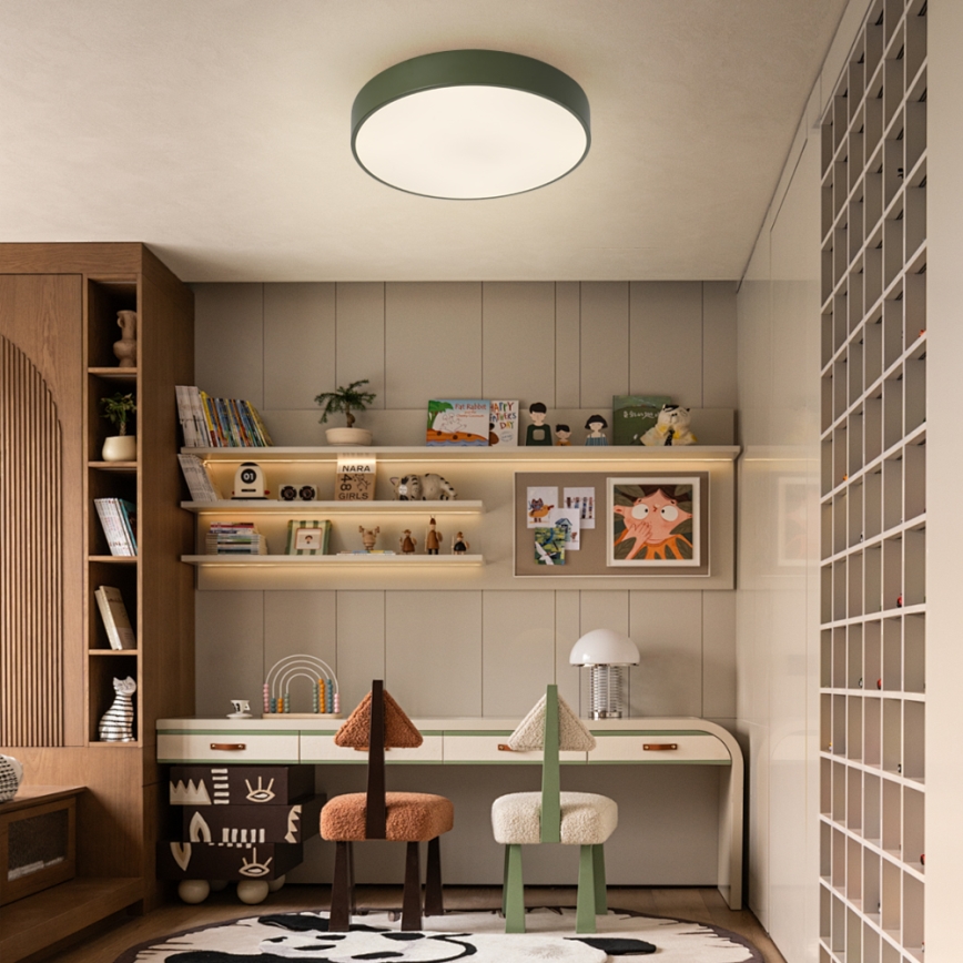 Brilagi - LED griestu lampa POOL LED/48W/230V 3000/4000/6000K Ø 40 cm zaļa