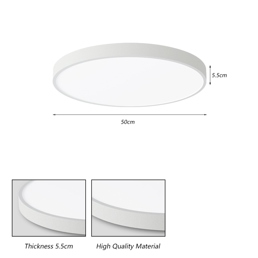 Brilagi - LED griestu gaismeklis POOL LED/60W/230V 3000/4000/6000K 50 cm balts