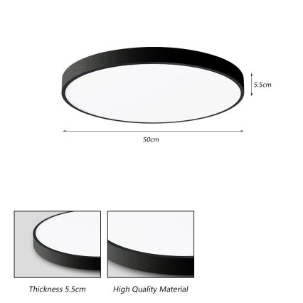 Brilagi - LED griestu gaismeklis POOL LED/60W/230V 3000/4000/6000K 50 cm