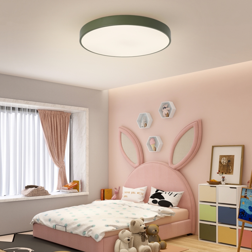 Brilagi - POOL LED griestu gaismeklis, 60W, 230V, 3000/4000/6000K, Ø 60 cm, zaļš