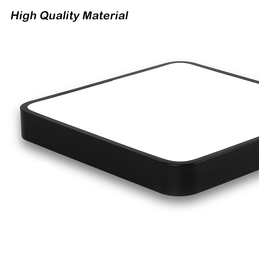 Brilagi - LED griestu gaismeklis POOL SQUARE LED/36W/230V 3000/4500/6000K 40x40 cm melns