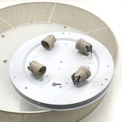 Brilagi - LED griestu gaismeklis SIRIJA, 4×E27/60W, 230V, Ø60 cm, krēmkrāsa