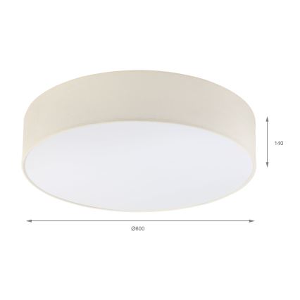 Brilagi - LED griestu gaismeklis SIRIJA, 4×E27/60W, 230V, Ø60 cm, krēmkrāsa