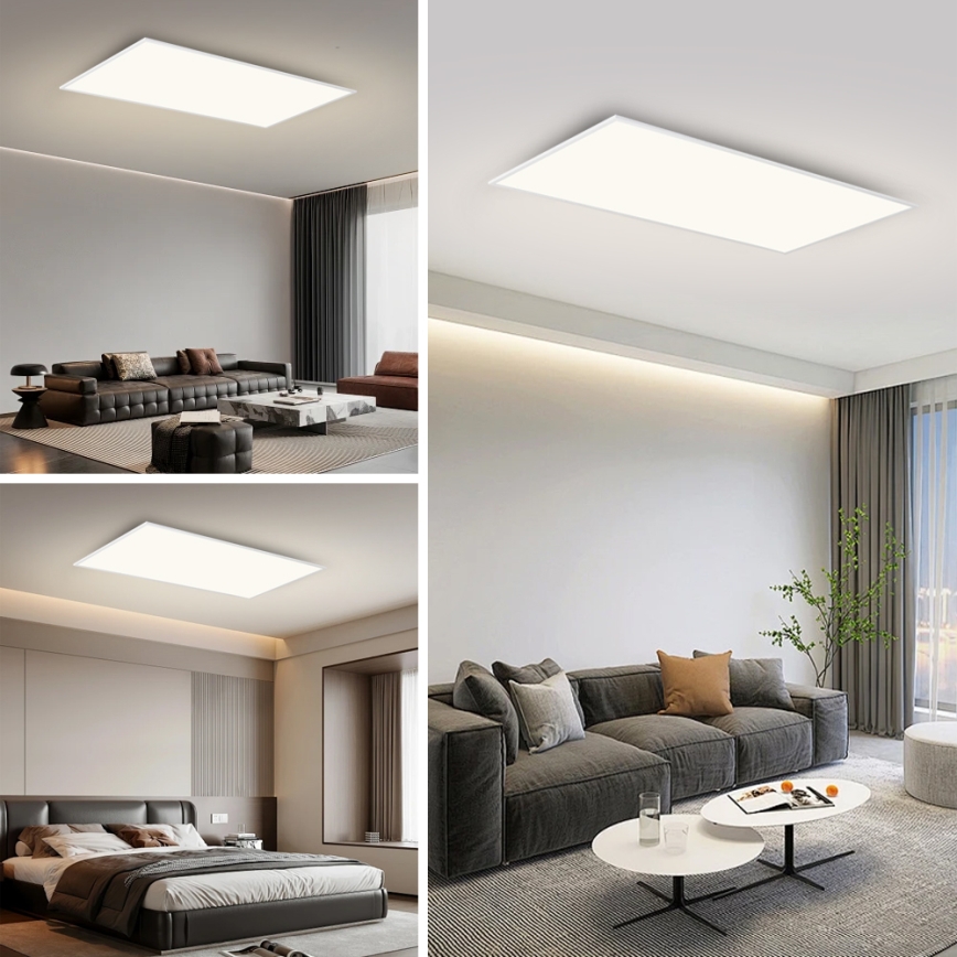 Brilagi - LED griestu gaismeklis SLIMFRAME LED/80W/230V 120x60 cm 3000/4000/6000K balta