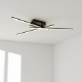 BRILAGI - LED griestu gaismeklis STRIPES LED/30W/230V 51x78 cm melns