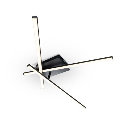 Brilagi - LED griestu gaismeklis STRIPES LED/30W/230V 51x78 cm melns