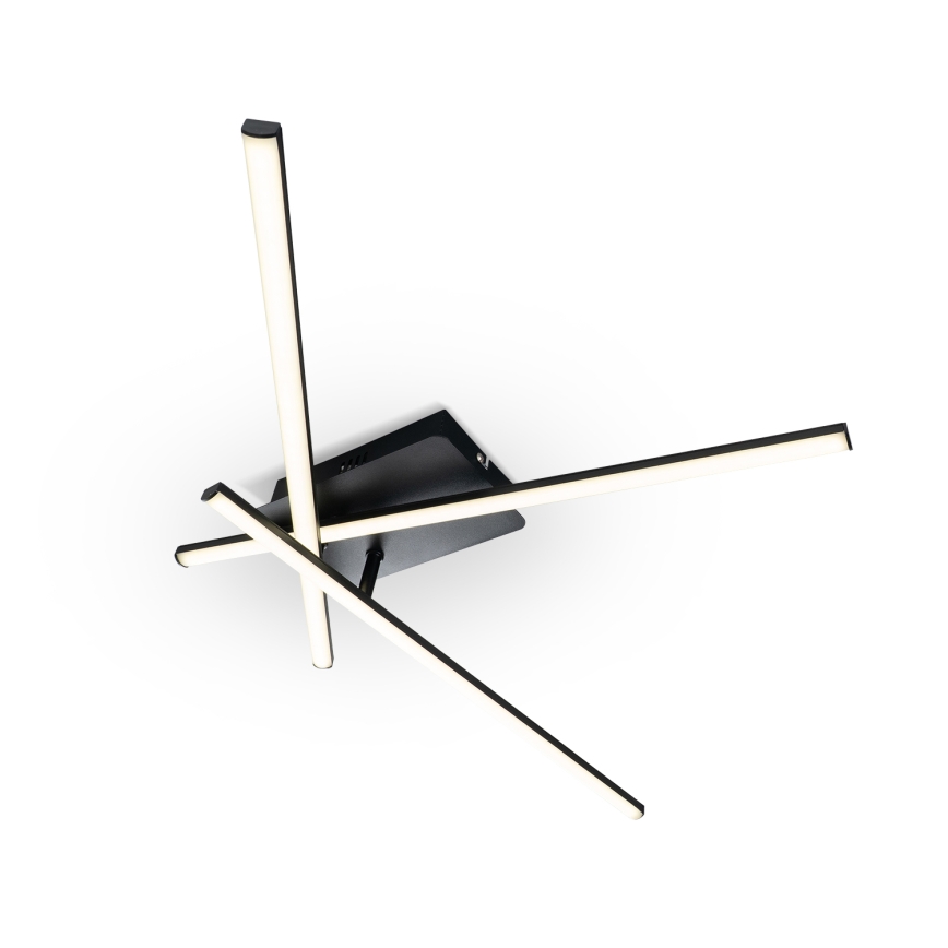 Brilagi - LED griestu gaismeklis STRIPES LED/30W/230V 51x78 cm melns