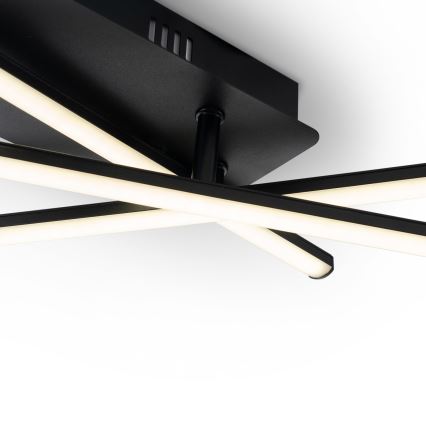 Brilagi - LED griestu gaismeklis STRIPES LED/30W/230V 51x78 cm melns