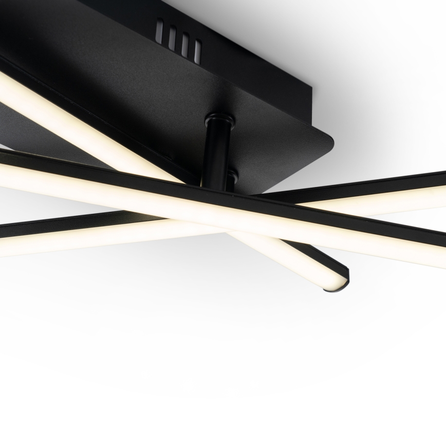 Brilagi - LED griestu gaismeklis STRIPES LED/30W/230V 51x78 cm melns