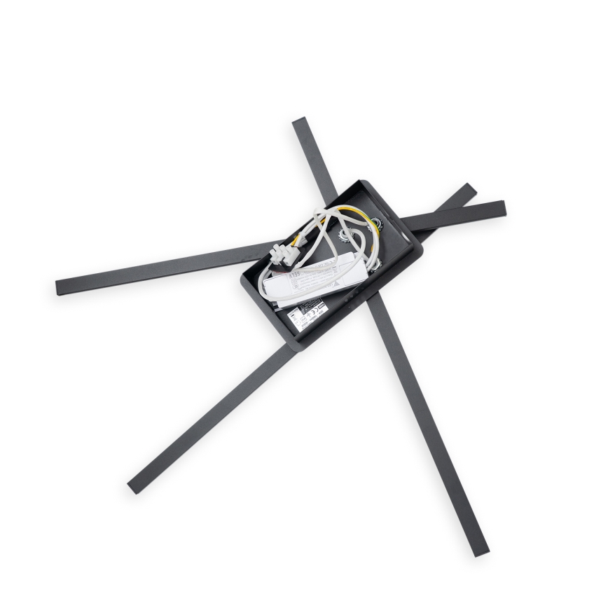 Brilagi - LED griestu gaismeklis STRIPES LED/30W/230V 51x78 cm melns