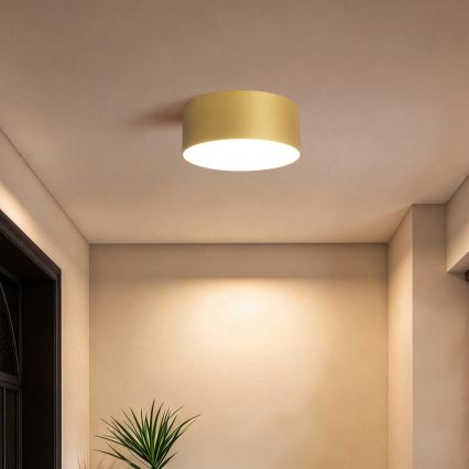 BRILAGI - LED Vannas istabas griestu lampa FORIS LED/20W/230V Ø 15 cm zelta IP44