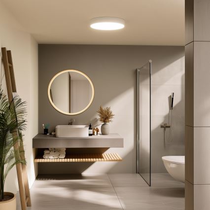 Brilagi - LED vannas istabas griestu gaismeklis POOL LED/36W/230V 3000/4000/5500K Ø 40 cm IP54 balts