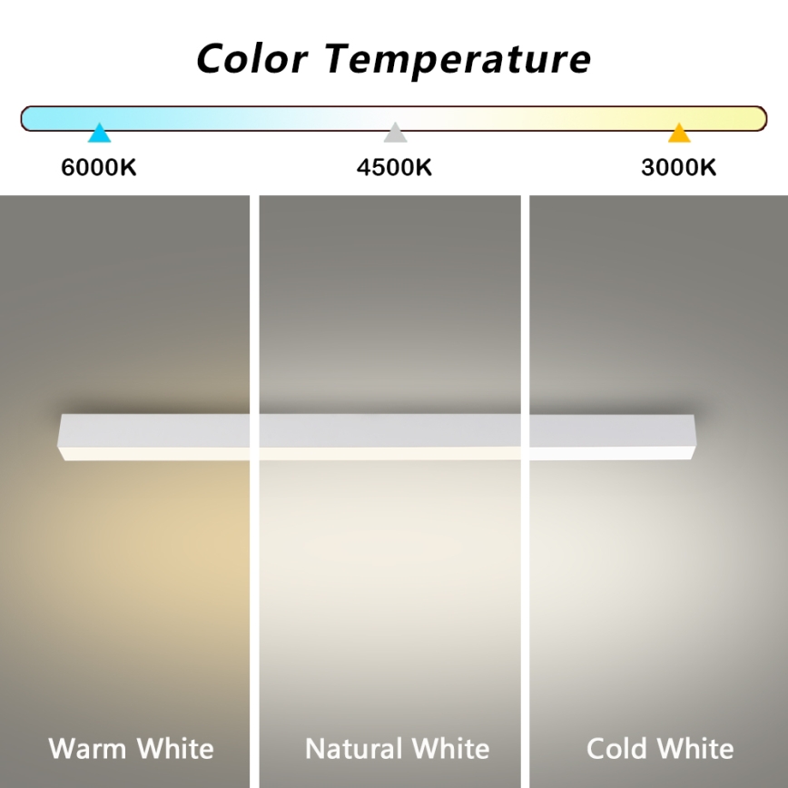 Brilagi - LED vannas istabas griestu gaismeklis SLEEKLINE LED/40W/230V 3000/4500/6000K balts IP44