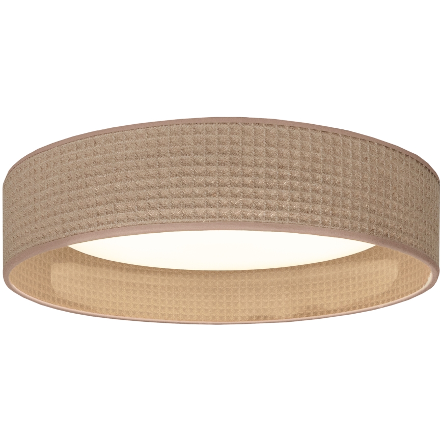 BRILAGI - LED griestu gaismeklis VELVET SIMPLE, 24W, 230V, 3000K, Ø 45 cm, bēšs