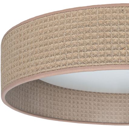 BRILAGI - LED griestu gaismeklis VELVET SIMPLE, 24W, 230V, 3000K, Ø 45 cm, bēšs