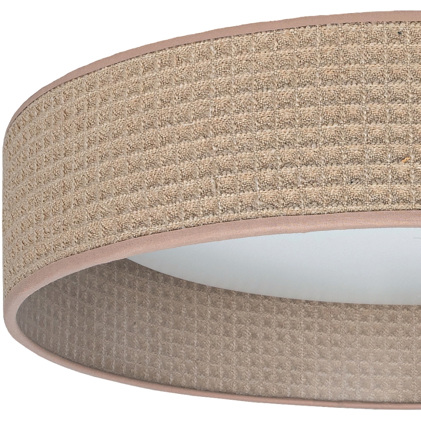 BRILAGI - LED griestu gaismeklis VELVET SIMPLE, 24W, 230V, 3000K, Ø 45 cm, bēšs