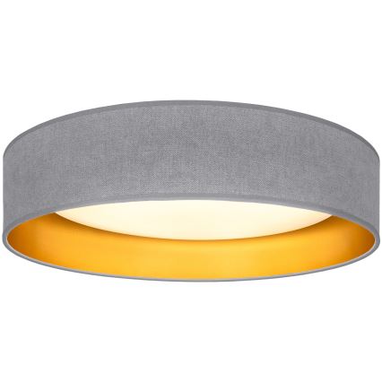 BRILAGI - LED griestu gaismeklis VELVET SIMPLE LED/24W/230V 3000K Ø 45 cm pelēka/zelta