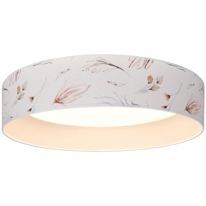 BRILAGI - LED griestu gaismeklis VELVET SIMPLE LED/24W/230V 3000K Ø 45 cm balta/ziedi