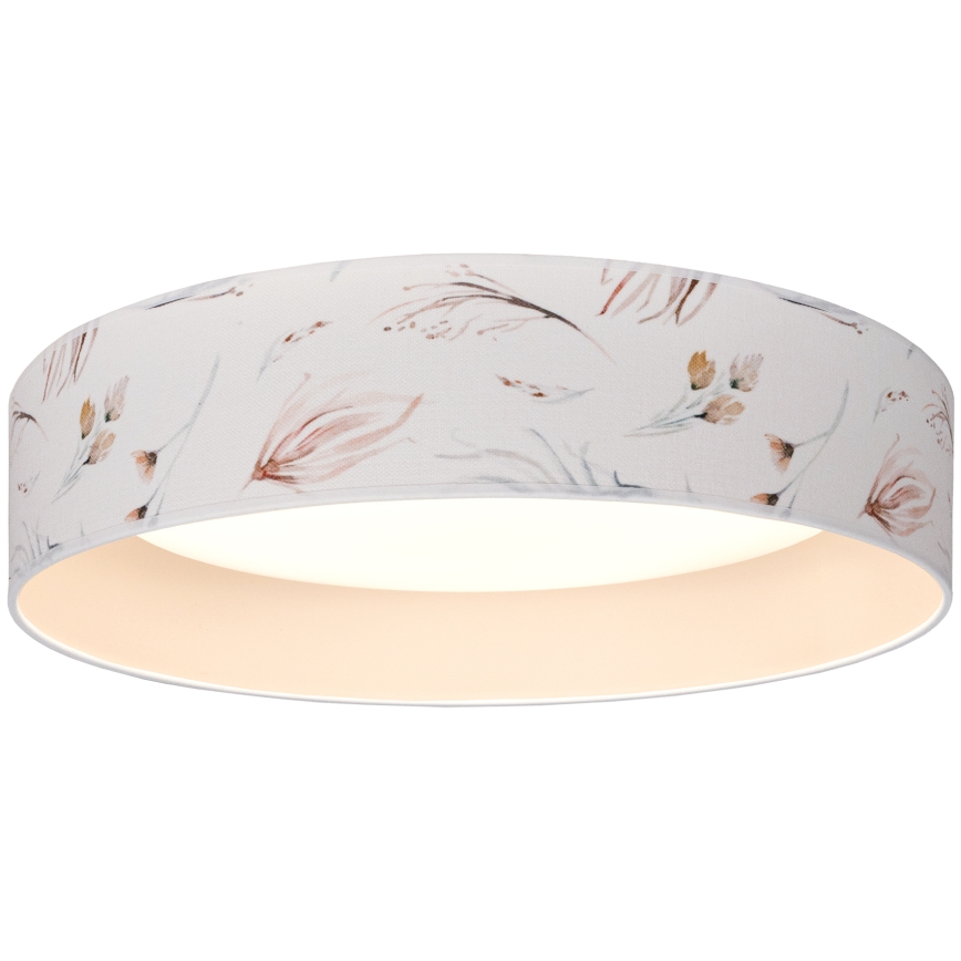 BRILAGI - LED griestu gaismeklis VELVET SIMPLE LED/24W/230V 3000K Ø 45 cm balta/ziedi