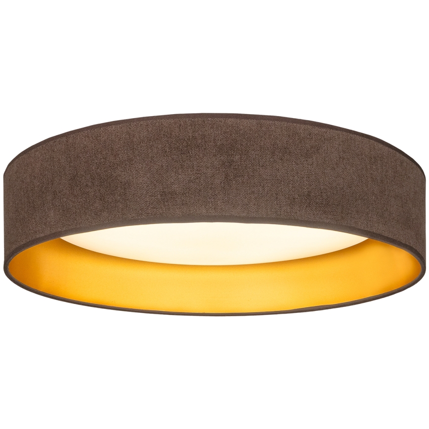 BRILAGI - LED griestu lampa VELVET SIMPLE LED/24W/230V 3000K Ø 45 cm brūna/zelta