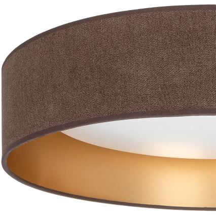 BRILAGI - LED griestu lampa VELVET SIMPLE LED/24W/230V 3000K Ø 45 cm brūna/zelta