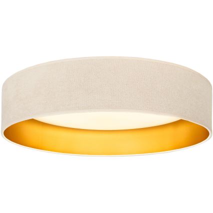 BRILAGI - LED griestu gaismeklis VELVET SIMPLE LED/24W/230V 3000K Ø 45 cm krēmkrāsains/zeltains