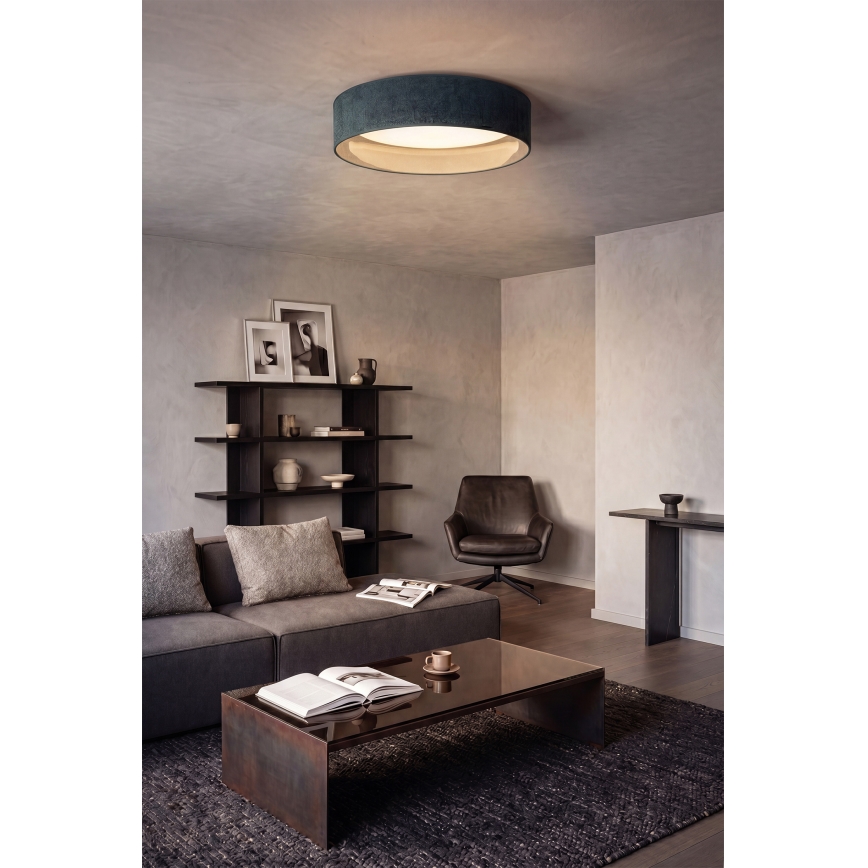 BRILAGI - LED griestu gaismeklis VELVET SIMPLE LED/24W/230V 3000K Ø 45 cm zaļš
