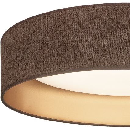 BRILAGI - LED griestu lukturis VELVET SIMPLE LED/24W/230V 4000K Ø 45 cm brūns/zeltains