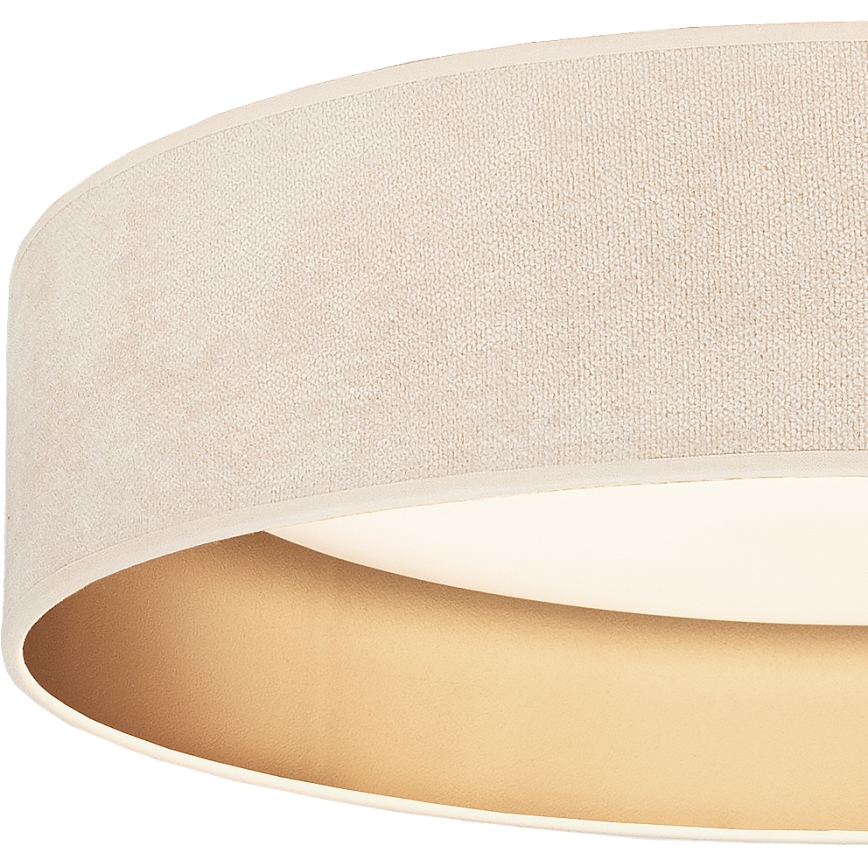 BRILAGI - VELVET SIMPLE LED griestu lampa, 24W, 230V, 4000K, Ø45 cm, krēmkrāsa/zelta