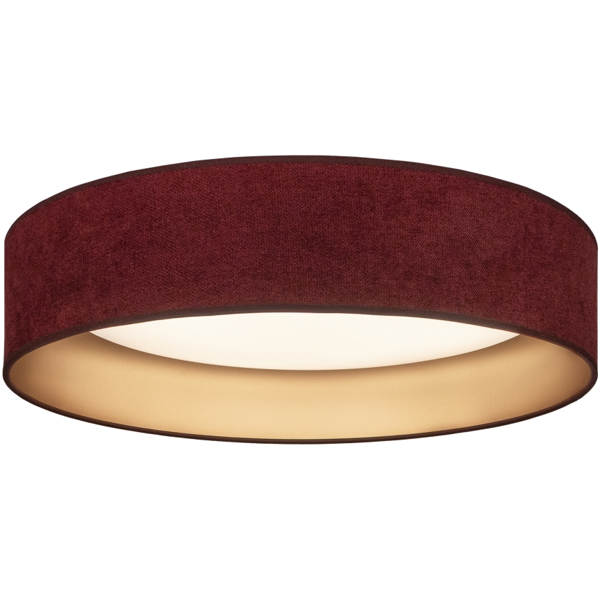 BRILAGI - LED griestu lampa VELVET SIMPLE LED/24W/230V 4000K Ø 45 cm vīnsarkana/zeltaina
