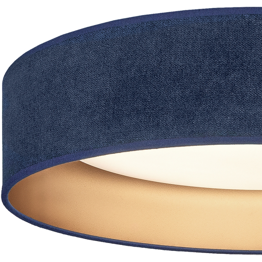 BRILAGI - LED griestu lampa VELVET SIMPLE LED/24W/230V 4000K Ø 45 cm zils/zeltains