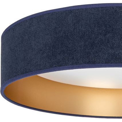 BRILAGI - LED griestu lampa VELVET SIMPLE LED/24W/230V 4000K Ø 45 cm zils/zeltains