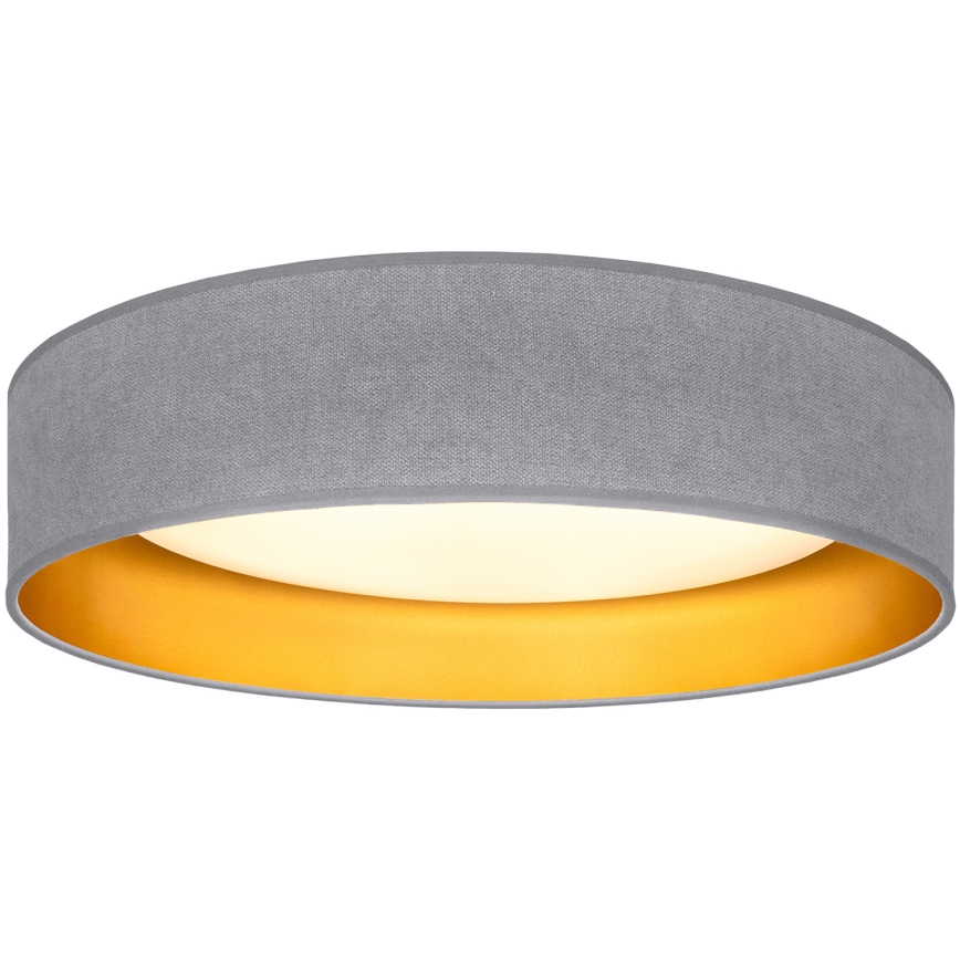 BRILAGI - LED griestu lampa VELVET SIMPLE LED/36W/230V 3000K Ø 55 cm pelēka/zelta