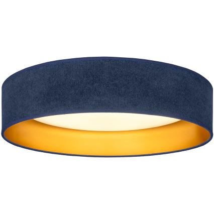 BRILAGI - LED griestu lampa VELVET SIMPLE LED/36W/230V 3000K Ø 55 cm zila/zelta