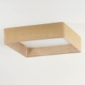 Brilagi - LED griestu gaismeklis VELVET SQUARE LED/24W/230V 43x43 cm brūns