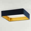 Brilagi - LED griestu gaismeklis VELVET SQUARE LED/24W/230V 43x43 cm tumši zils