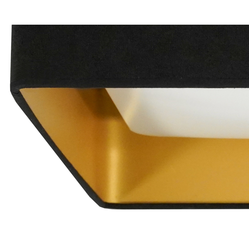 Brilagi - LED griestu lampa VELVET SQUARE LED/24W/230V 43x43 cm melna