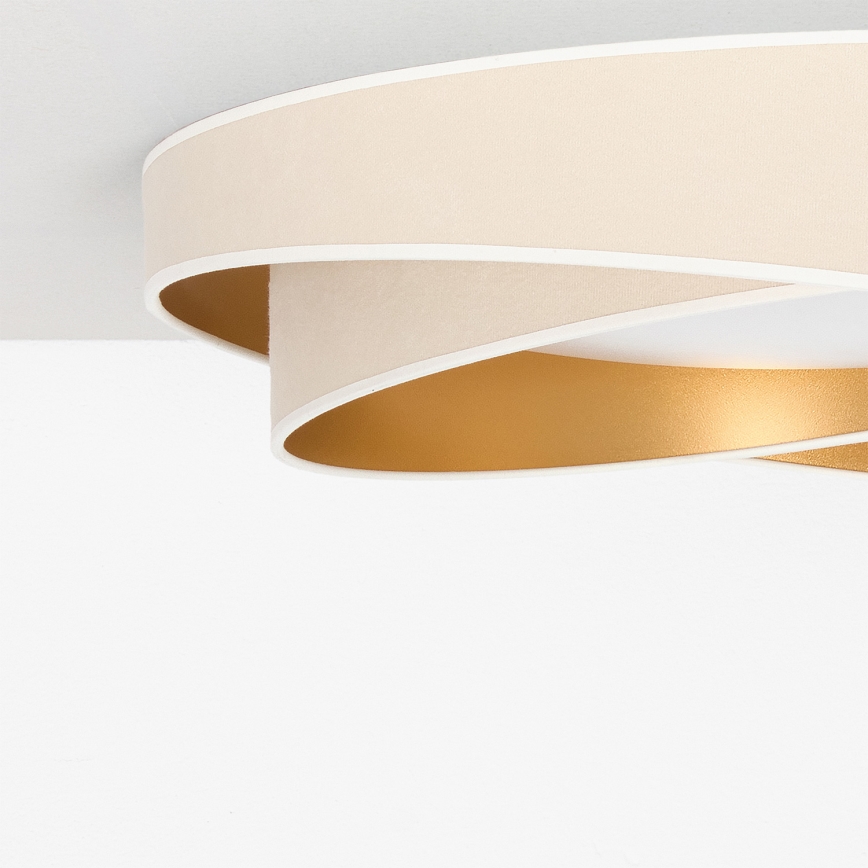 BRILAGI - LED griestu lampa VELVET TWIST LED/24W/230V 4000K Ø 55 cm balta/zelta
