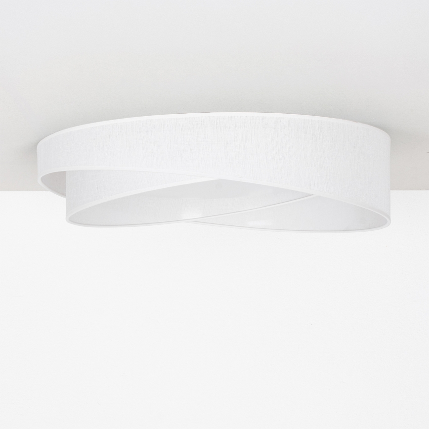 BRILAGI - LED griestu gaismeklis VELVET TWIST LED/24W/230V 4000K Ø 55 cm balts