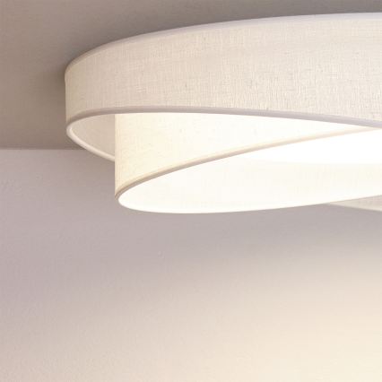 BRILAGI - LED griestu gaismeklis VELVET TWIST LED/24W/230V 4000K Ø 55 cm balts