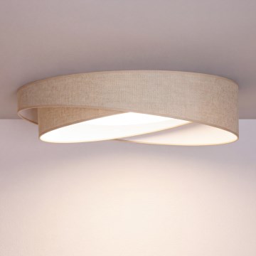 BRILAGI - LED griestu gaismeklis VELVET TWIST LED/24W/230V 4000K Ø 55 cm bēšs