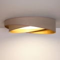 BRILAGI - LED griestu gaismeklis VELVET TWIST LED/24W/230V 4000K Ø 55 cm bēšs/zelts